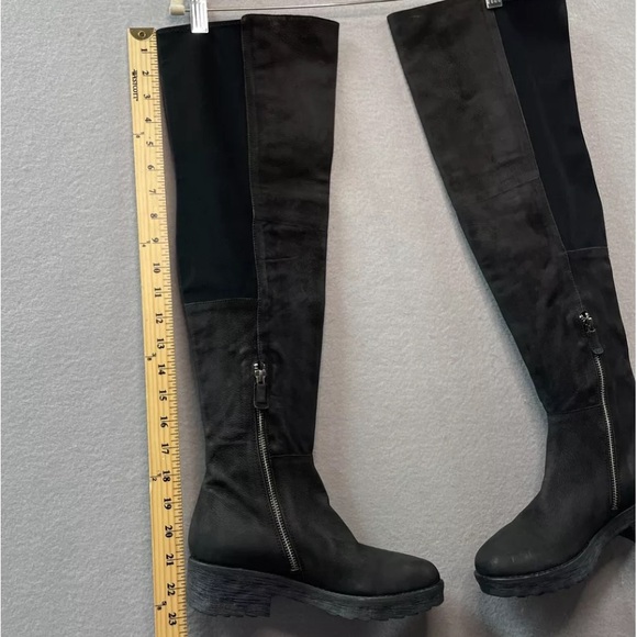 Eileen Fisher Over the Knee Black Boot Size 5.5 - Picture 4 of 9